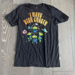 Disney Pixar Toy Story 'I have been chosen' Alien T-shirt in Black Size M